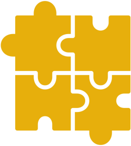 Icon of puzzle pieces